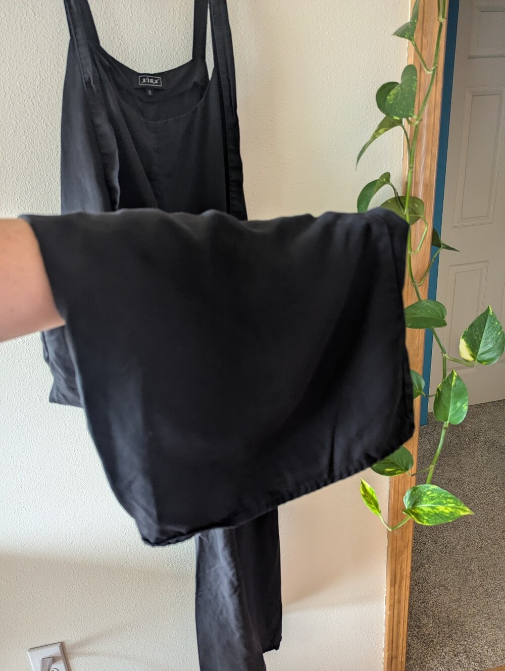 Wide Leg Tencel Jumpsuit - Picture 6 of 10